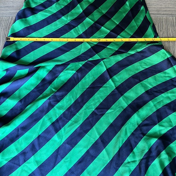 STAUD Shoreline Cabana Stripe Dress In Malachite Stripe 325$ WORN ONCE - Picture 10 of 12